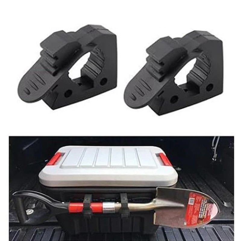 ZENWORYS Rubber Clamp Shovel Holder for Off-Road Vehicles Truck Trailer