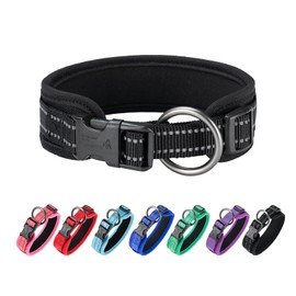 EXCELLENT ELITE SPANKER Premium Dog Collar Ultra Comfort Padded Dog Collar with Quick Release Super Adjustable for All Breeds (BLK-XL)