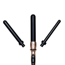 H2D X3 Professional Ceramic Curler Roller Curling Wand, Rose Gold