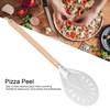 Round Pizza Spatula with 41cm Removable Wood Handle AntiScalding NonSlip