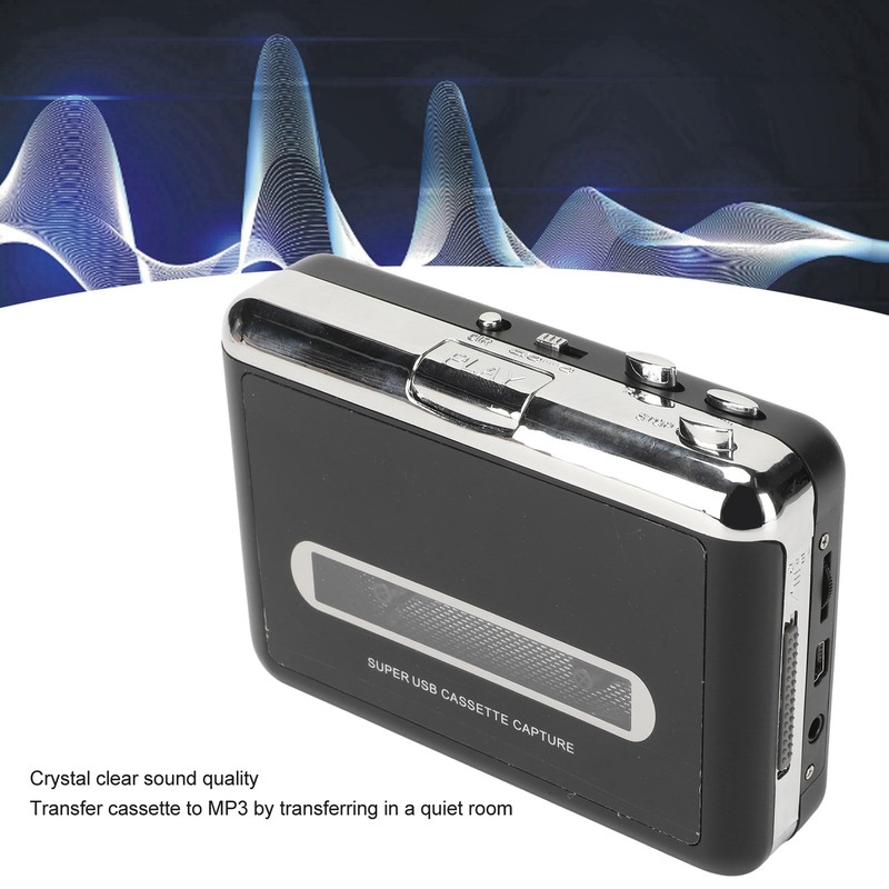 Cassette to MP3 Converter Retro HiFi Stereo USB Cassette Tape