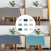 140*140cm Light Blue Vinyl Tablecloths Square PVC Table Cloth Wipe