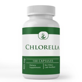 Pure Original Ingredients Chlorella, (100 Capsules) Always Pure, No Additives Or Fillers, Lab Verified