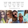 Classic Square Polarized Dimmable Lens Sunglasses Wellington Women's UV Protection