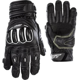 RST Tractech EVO 4 Short CE Motorcycle Glove (Black/Black/Black, US 08)