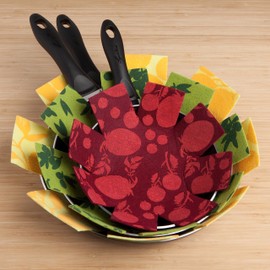 Now Designs Pan Protectors, Set of 3, Mediterranean