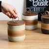 Miamolo Ceramic Jar with Lid Airtight, Coffee Container Kitchen Food