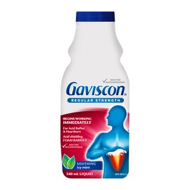 Gaviscon (CN) Gaviscon Soothing Liquid ICY Mint, Gaviscon Liquide Apaisant Menthe Glacee