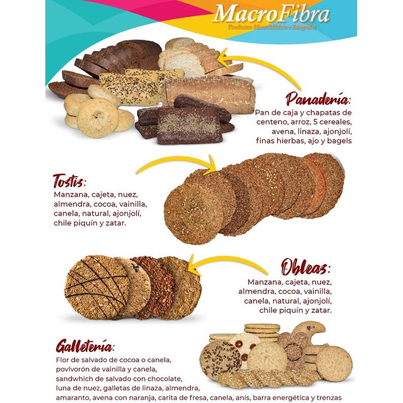 Macrofibra Integral Galleta Oblea Tostis de Salvado Vainilla - Sin