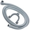 SPARES2GO Universal Drain Hose with Right Angle End for Dishwashers