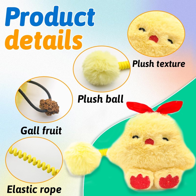 Andiker Catnip Toys, Cat Interactive Toys with Silvervine Fruit &