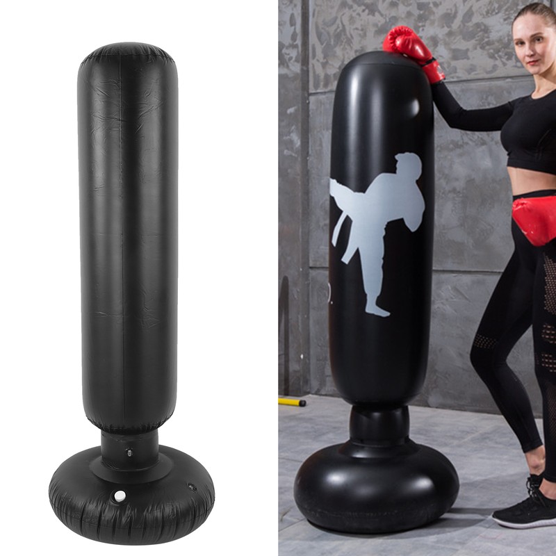1.6m Adult Inflatable Boxing Bag Thickening Vertical Boxing Fight Column