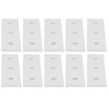 10pcs Aluminum Flat Connecting Joining Plate Flat Straight Mending Joining