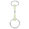 Horse Snaffle Bit Rubber Wrapped Stainless Steel Loose Ring Horse