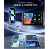 Orderich Wireless Carplay Car Stereo Single Din with Wireless Android