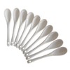 White Ceramic Coffee Spoon, 5 Inch Small Tea Spoons for