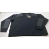 BLAUER 225 V-NECK COMMANDO STYLE FLEECE LINED SWEATER POLICE DARK
