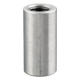 Round Sleeves with Internal Thread, Stainless Steel A2/V2A, Threaded Sleeves, Connecting Sleeves, Spacer Nuts, Long Nut (M6 x 20 mm, Pack of 20)