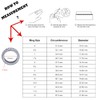 TOPGRILLZ 10MM Diamond Rings For Men 14K Gold Plated 5A+