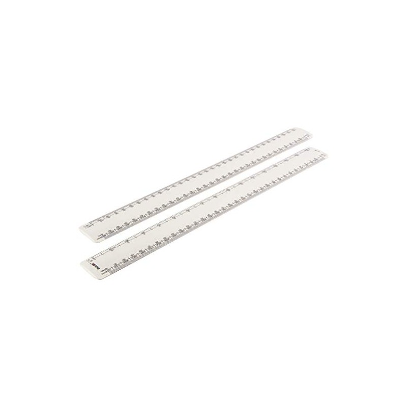 Rulex 30cm 12 inch Flat Oval Metric Engineers Scale Ruler