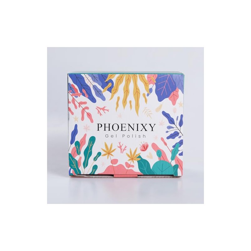 PHOENIXY Gel Nail Polish Set-21+3 Pcs Soak Off UV LED