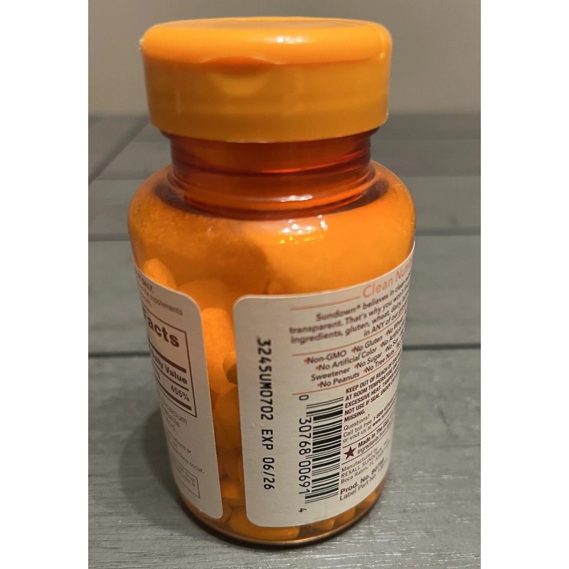 Sundown Naturals 3x Sundown Clean Nutrition Essential Zinc 50 mg