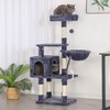 Heybly Cat Tree with Toy, Cat Tower condo for Indoor