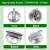 WUVYFWN 6Pcs Upgraded 7733P410-60 Surface Burner Knob,Gas Stove knobs Replacement