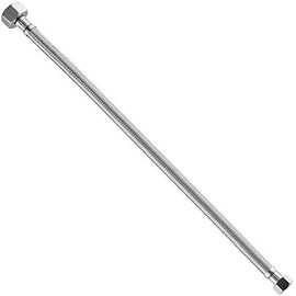 LUXE Bidet 1/2" x 1/4" x 15" Cold Water Hose for Bidets, Braided Metal, Only Compatible with NEO Series Bidet Attachments