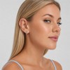 BABAMIA Turquoise Cross Hoop Earrings for Women Western Jewelry