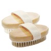 2 Pack Dry Brushing Body Brush for Lymphatic Natural Bristle