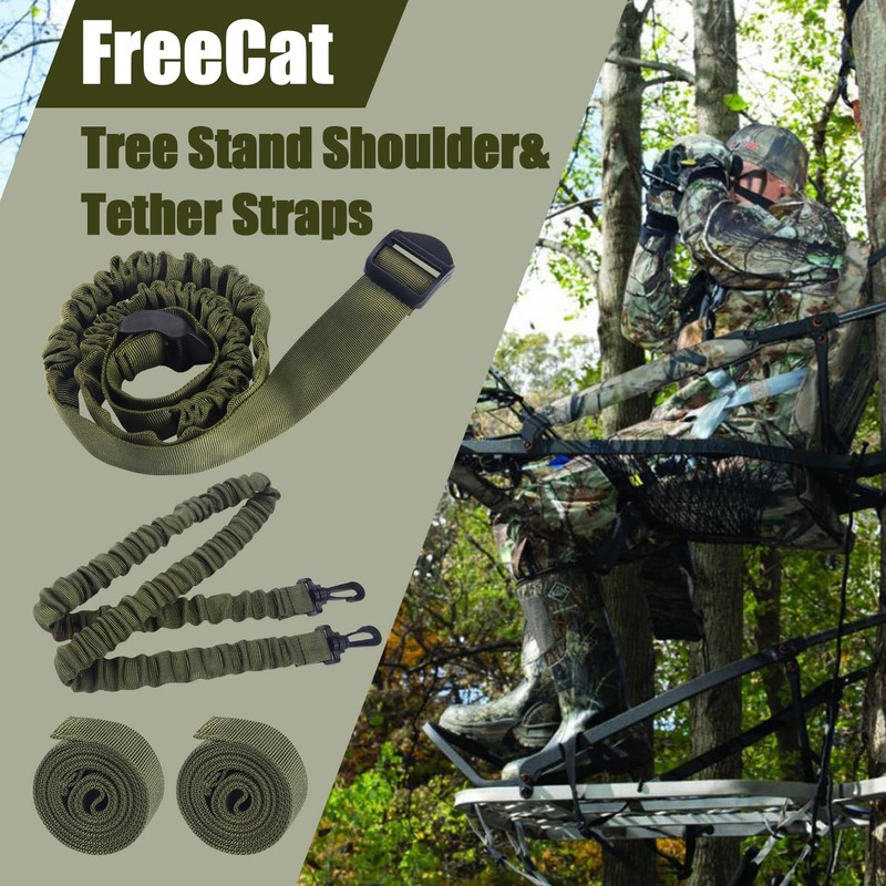 freecat Universal Shoulder & Tether Straps for Summit Treestands-Durable Replacement