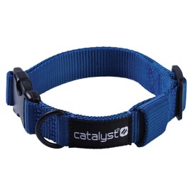 Catalyst AirTag Dog Collar - Adjustable AirTag Collar for Dogs, Durable Dog Collar for All Breeds, Snug Fit Loop AirTag Collar for Large Dogs with Safety Buckle Clip-It Case Compatible