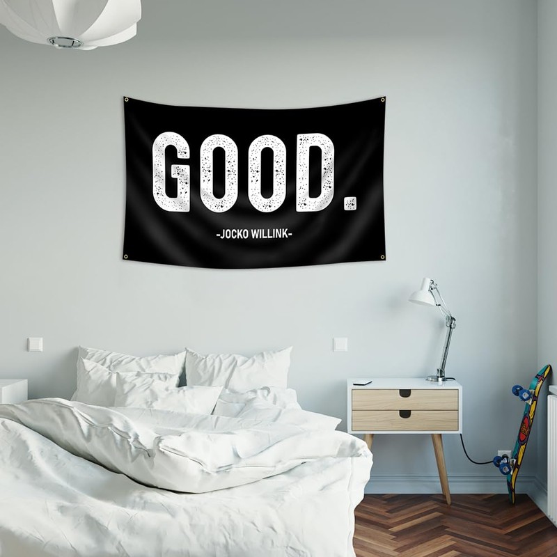 Good Flags Motivational Gym Flag Banner 3x5 Ft with 4