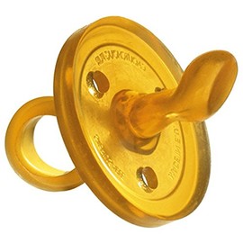 Goldi Beruhigungssauger in abgeschrägter Form aus Naturkautschuk L ab 6 Monate