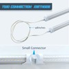 6 Pack T8 Led 5FT 48W Integrated V Shaped LED