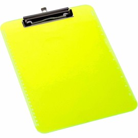Sparco Transparent Clipboard, neon green
