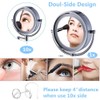 Cavoli Wall Mounted Makeup Mirror with LED Lighted 10x Magnification,3