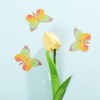 10 piezas de atrapasoles, colgante de ventana de mariposa de