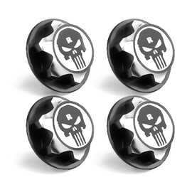 GoolRC 4PCS 17mm Wheel Nuts Dustproof Non-Slip Wheel Nuts Set Remote Control Car Metal Mount Nuts Replacement for Traxxas X-Maxx Summit 1/8 Buggy Truck Accessories