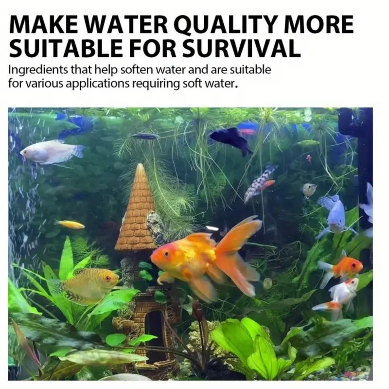 3PCS Powerful Aquarium Water Purification Tablet,Fast Water Purification,Portable Aqua Water
