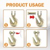 Robbor Clevis Grab Hook 3/8 inch Grade 70 Clevis Hooks