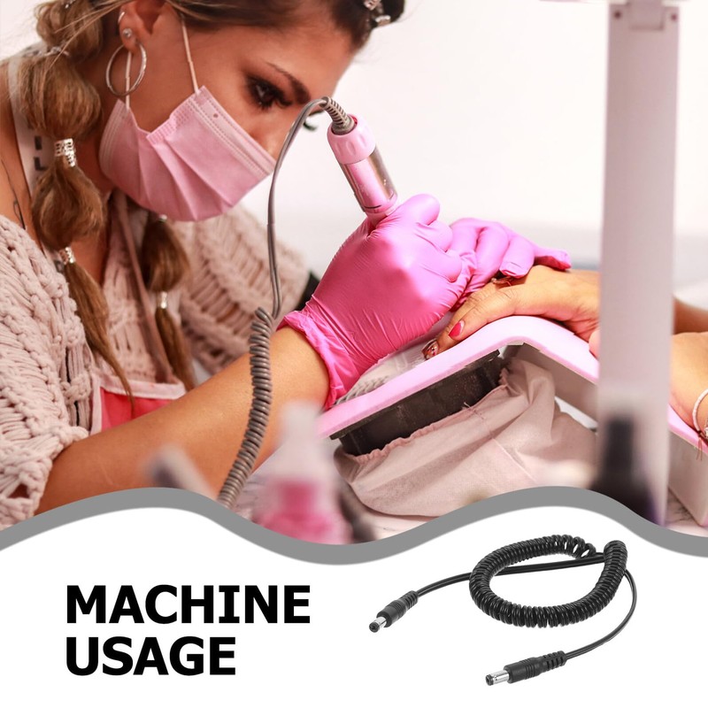 Cable de Extensión Flexible para Taladro de Uñas, 2 Piezas