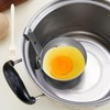 2 PCS Poached Egg Pan+1 Brush, Egg Poacher, Egg Poaching