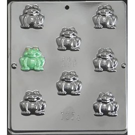 Bite Size Frog Chocolate Candy Mold 1372 Cupcake Topper