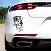 Boxer On Board Reflective Sticker, Waterproof Dog Sticker for Car,