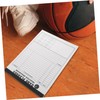 KOMBIUDA Basketball Record Book Compact Score Keeping Tool for Game
