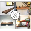 ED Heavy-Duty Conceal Floating Shelf Support Brackets Invisible 12mm Pin