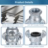 NPT Iron Air Hose Fittings, 4 Sets 3/4 Inch Female