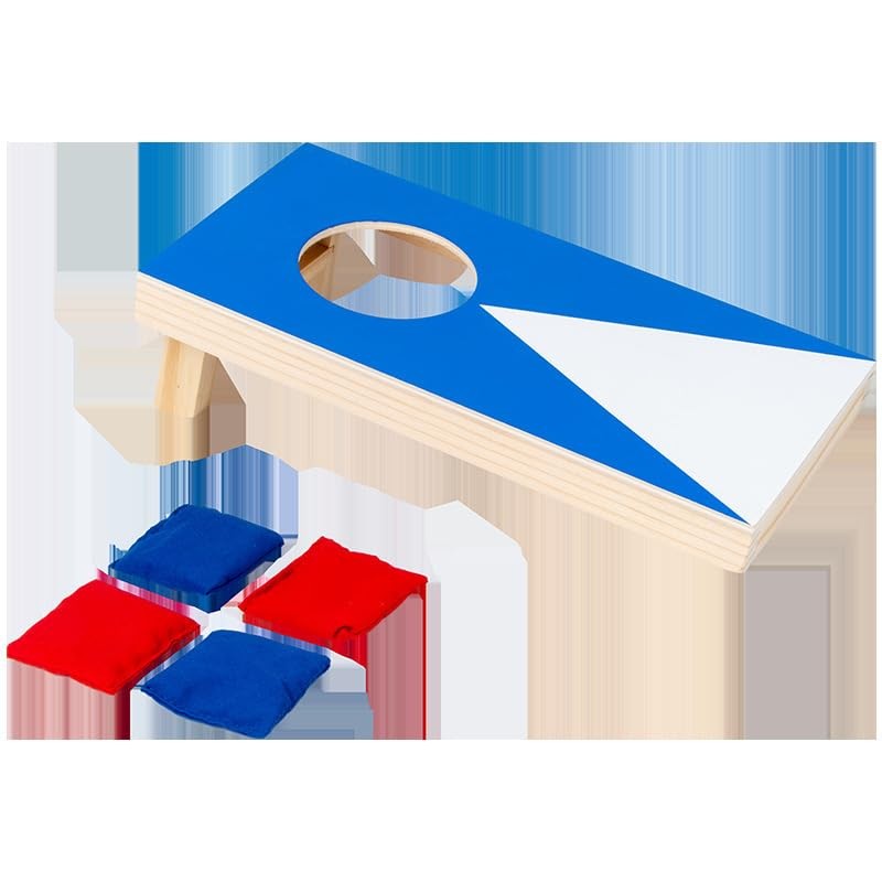 TOMVAES Super Fun, Portable Mini Desktop Cornhole Set of 2,Coated
